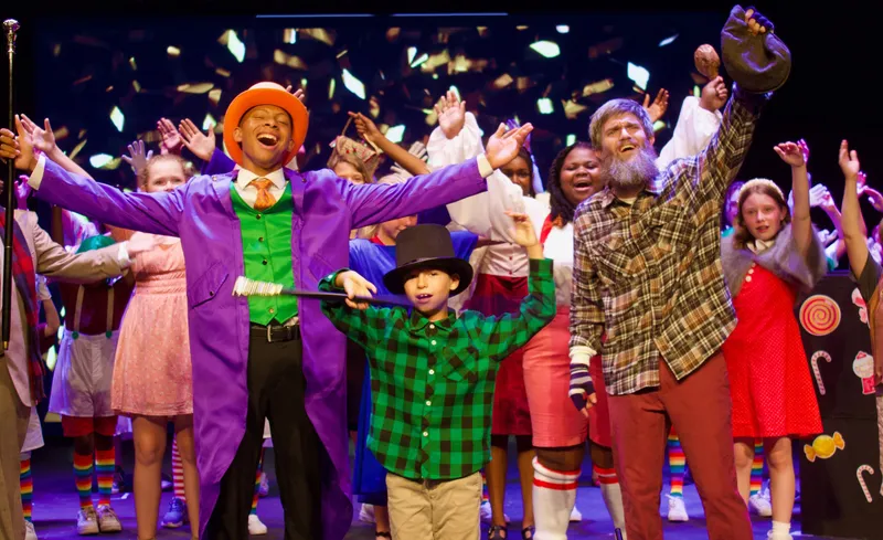 Junior OPTP performers on stage